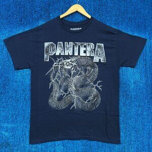 Pantera Electrified Skeletal Snake Thrash Metal Band Tee L